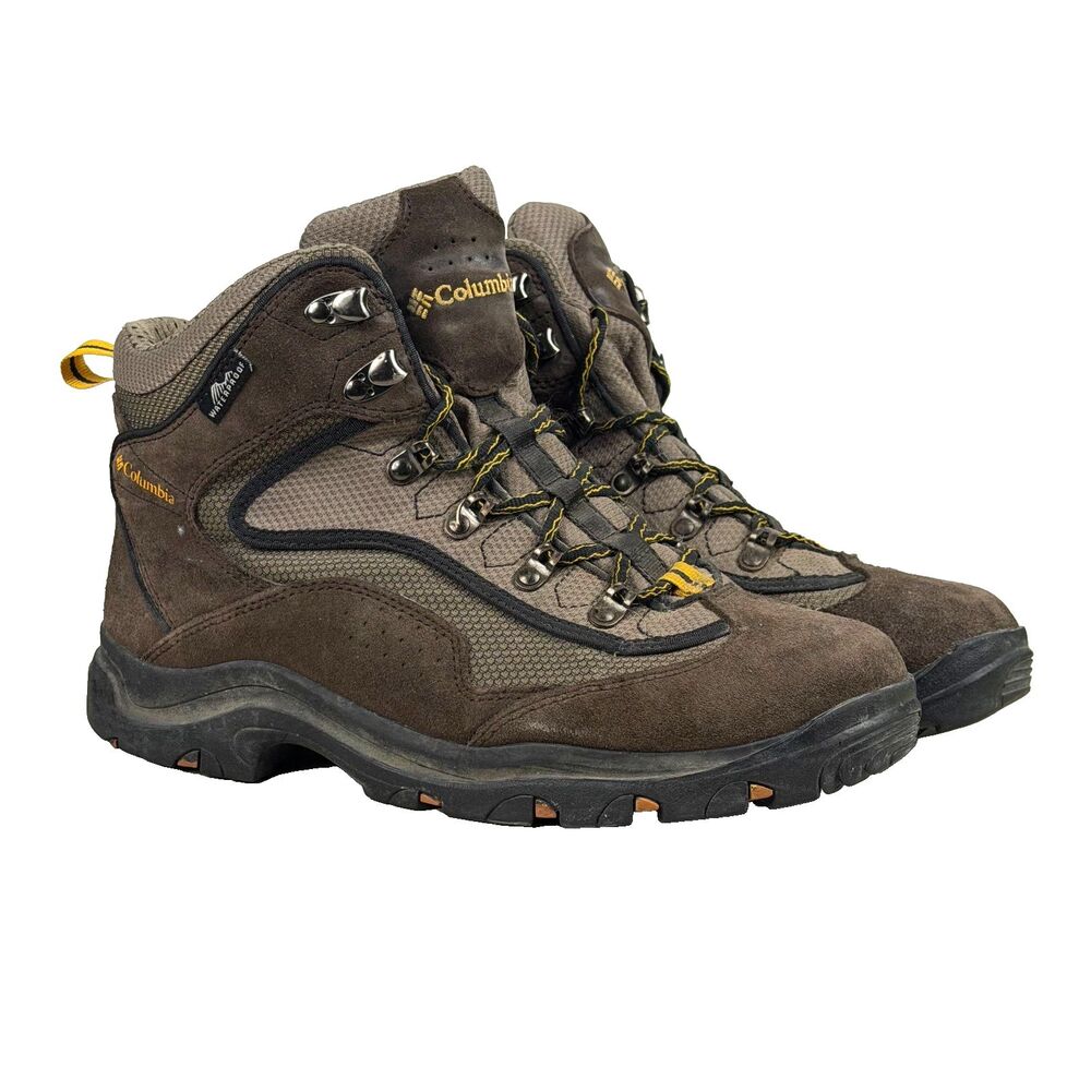 Columbia Shoes Mens Boots Bonanza Peak Hiking Brown Suede Waterproof Leather 10
